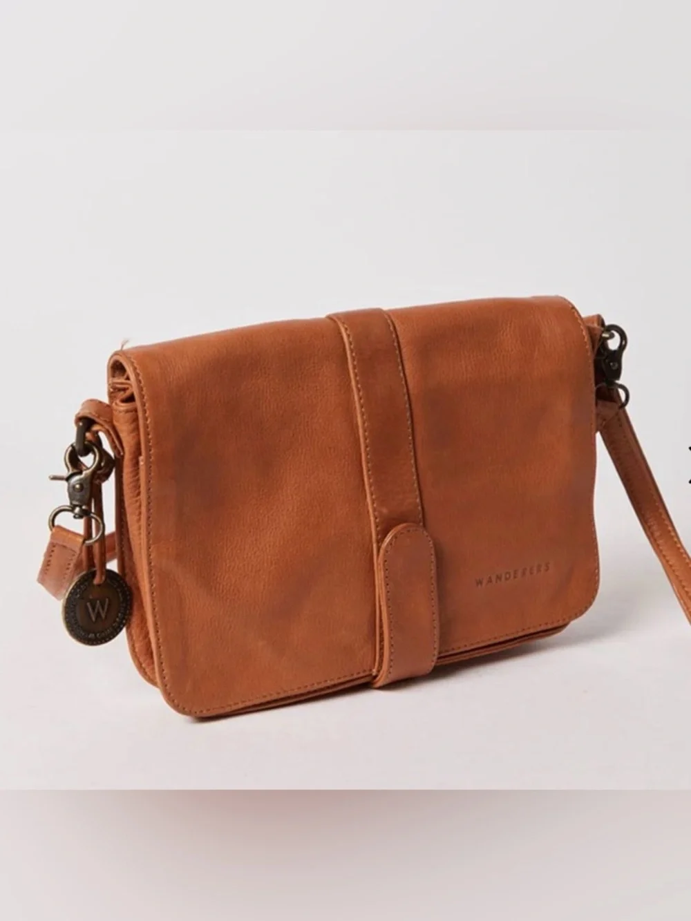 NWT Wanderers Travel Co Notting Hill Crossbody Bag & Milano Wallet Set Tan